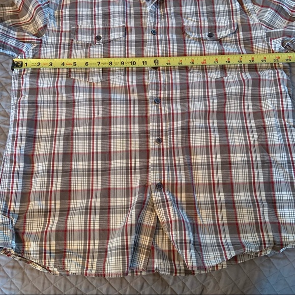 ROOTS 73 men’s size large plaid shirt - Picture 6 of 8